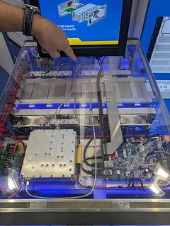 Aufbau einer Hochleistungs-Elektronikkomponente mit Kühlung