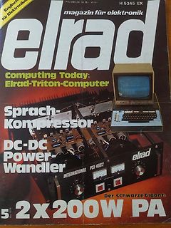 Magazincover Elrad für Elektronik