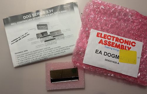 DOG SERIES 3.3V LCD Displays und Verpackung