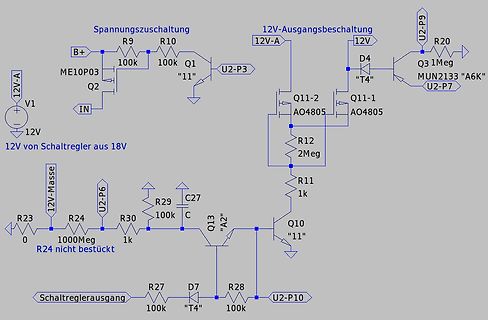 Elektronischer Schaltplan