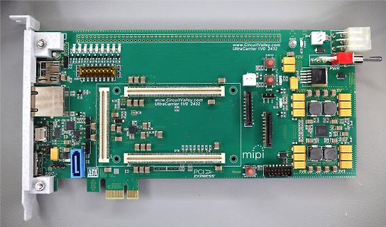 MIPI UltraCarrier PCIe Erweiterungskarte