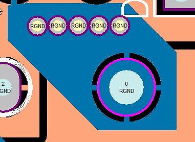 Ausschnitt eines PCB-Layouts