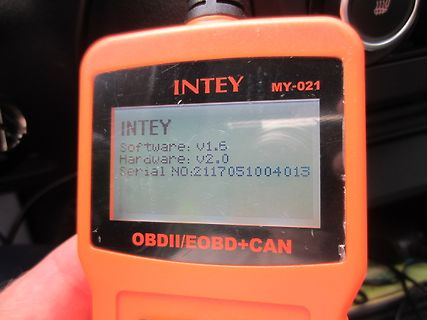 OBDII/EOBD Scanner Display