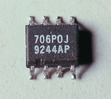 Makroaufnahme eines integrierten Schaltkreises