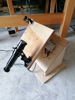 DIY Mikroskopaufbau aus Holz