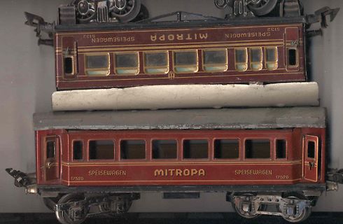 Modellbahn-Speisewagen Mitropa