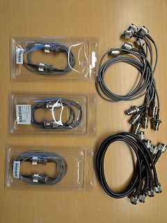 Koaxialkabel mit BNC-Steckern in Verpackung