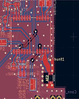 Leiterplatten-Layout CAD-Ansicht