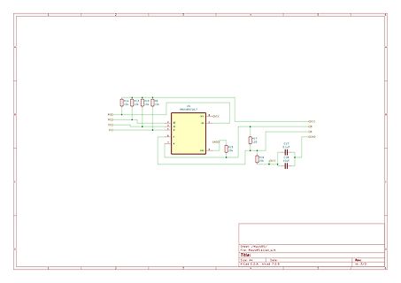 Schaltplan eines MAX485 Transceivers