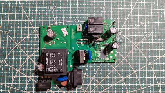 Leiterplatte mit elektronischen Bauteilen