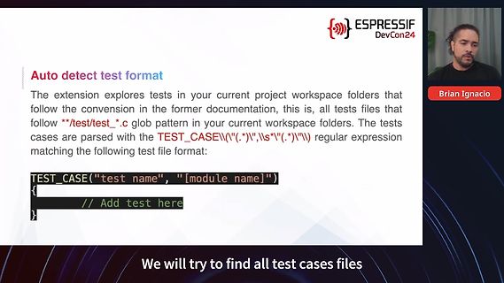 Präsentation über automatische Testformat-Erkennung