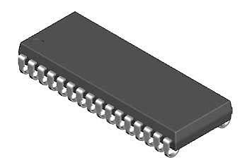 DIP-Gehäuse eines integrierten Schaltkreises