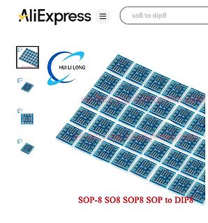 AliExpress Suchergebnis für SO8 zu DIP8 Adapter