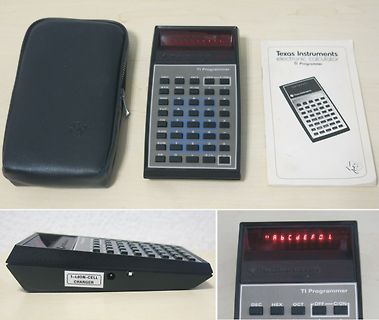 Texas Instruments TI Programmer Taschenrechner mit Anleitung und Etui