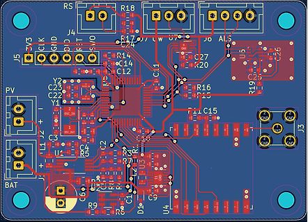 PCB-Layout einer Leiterplatte