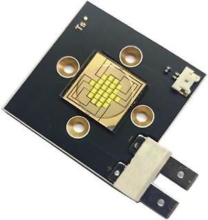 Foto einer Leiterplatte mit integriertem Chip