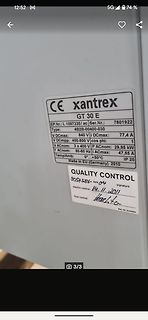Typenschild eines Xantrex GT 30 E Wechselrichters