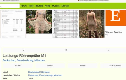 Webseiten-Header und Artikelübersicht eines Forums