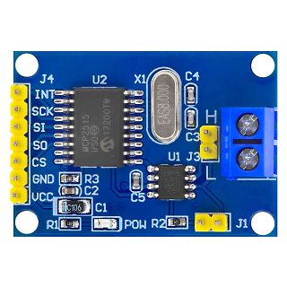 Leiterplatte mit MCP2515 SPI CAN Controller