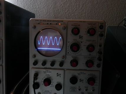 Vintage Type 551 Dual-Beam Oszilloskop