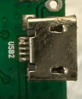 USB2 Anschluss auf einer Leiterplatte