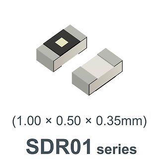SDR01 Serie SMD-Bauteile mit Abmessungen