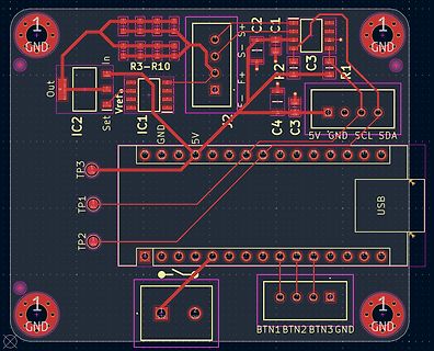 PCB-Layout einer Leiterplatte
