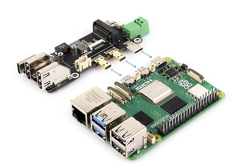 Raspberry Pi mit Erweiterungsmodul
