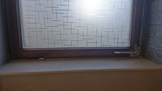 Fenster mit strukturiertem Glas