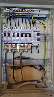 Sicherungskasten mit Siemens Leitungsschutzschaltern