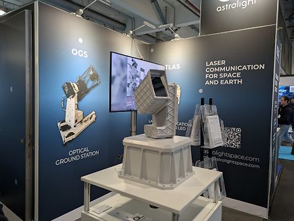 Messestand von Astrolight Space
