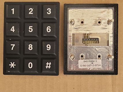 Tastaturmodul mit Rückseite