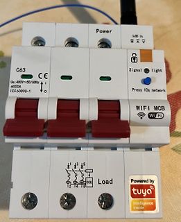 WLAN-Leitungsschutzschalter mit Tuya-Unterstützung