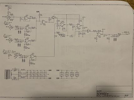 Schaltplan eines Synthesizer-VCF-Moduls
