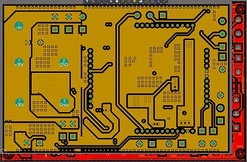 PCB-Layout einer Leiterplatte