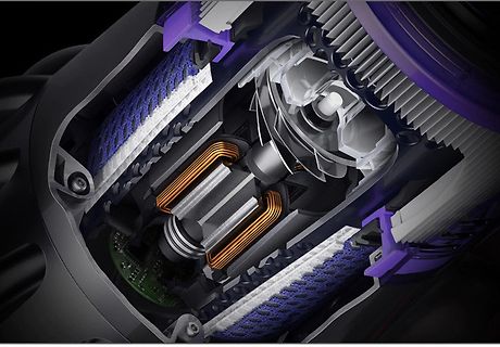 3D-Render eines Motorenaufbaus