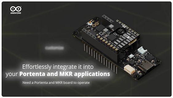 Arduino Portenta und MKR Erweiterungsmodul Werbebild