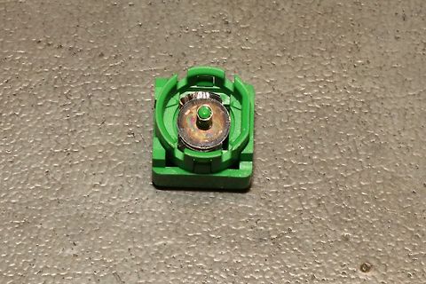 Grüner mechanischer Schalter oder Bauteil