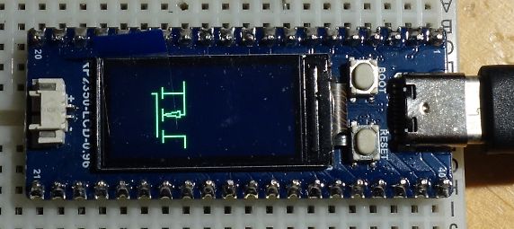 Mikrocontroller-Board mit OLED-Display