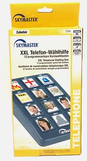 Verpackung einer SkyMaster XXL Telefon-Wählhilfe
