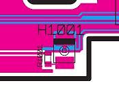 Ausschnitt eines PCB-Layouts