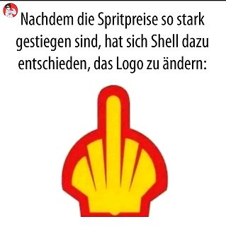 Meme über Shell Logo Änderung