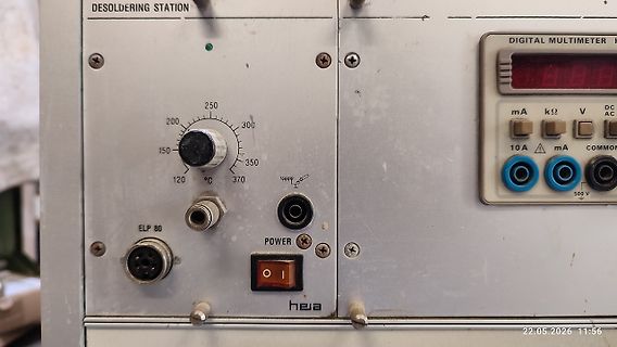 Entlötestation und Digitalmultimeter