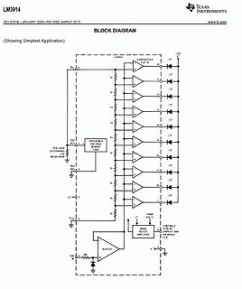 Blockschaltbild des LM3914