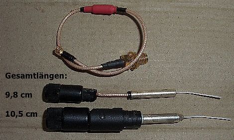 Messleitungen mit Längenangaben