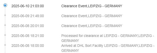 DHL Sendungsverfolgung Statusverlauf