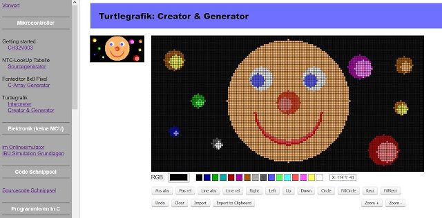 Software zur Erstellung von Turtlegrafik-Bildern