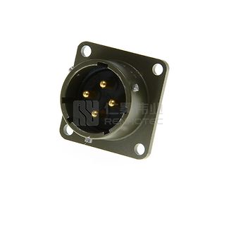Elektrischer Steckverbinder mit Flansch