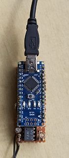 Arduino Nano Mikrocontroller auf Lochrasterplatine