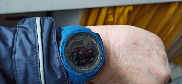 Garmin Smartwatch am Handgelenk